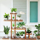 Indoor Outdoor Mid Century Multiple Plant Stand 4 Tier Holder Shelf Modern