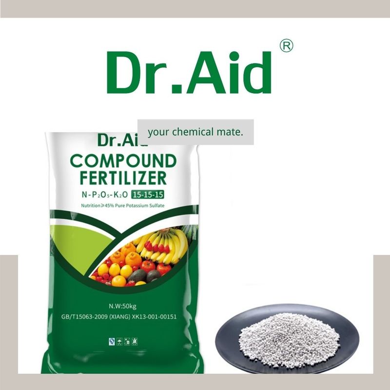 Sulfur Based Agriculture Organic Compound NPK Fertilizer 15 15 15 50 25kg/Bag