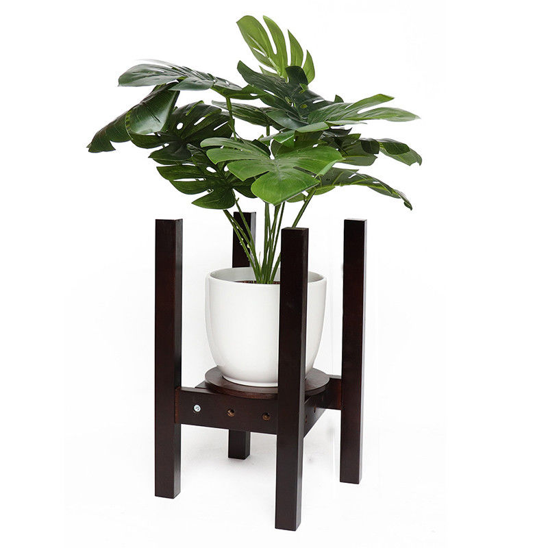 Garden Bamboo Plant Stand Rack Tier Potted Indoor Outdoor Adjustable Plant Stand